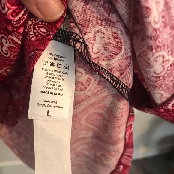 ❤️❤️ Ladies LuLaRoe Valentines Top ❤️❤️💘 Size Large. EUC! - Picture 6 of 6